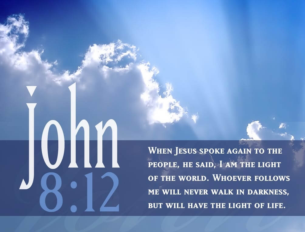 , John 8:12(NIV), Galatians 2:20 (NIV), Christ Unite